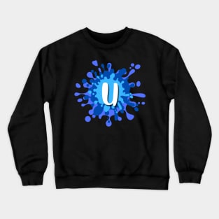 Letter U Crewneck Sweatshirt